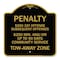 Signmission Penalty $250 1st Offense Subsequent Offenses $250 Min. and or Up to 90 Days Community, BG-1818-23333 A-DES-BG-1818-23333 - alternate 1